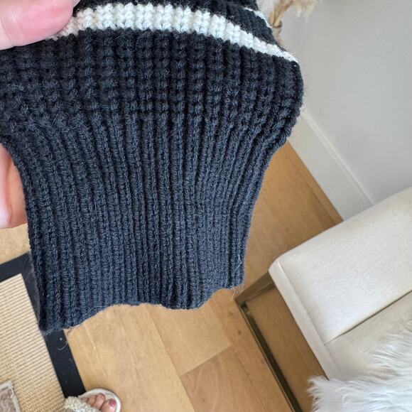 Sanctuary Kelly Striped Cardigan Sweater Black & White - Picture 5 of 7